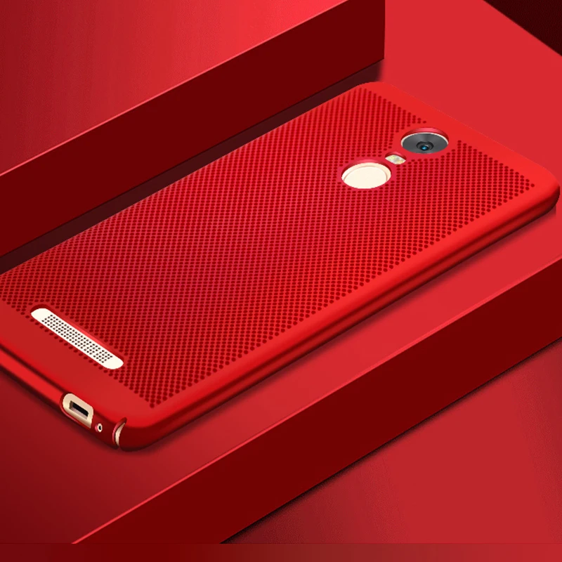 Новый чехол для Xiaomi Redmi Note 3 Pro сотовая задняя крышка рассеивание тепла охлаждение