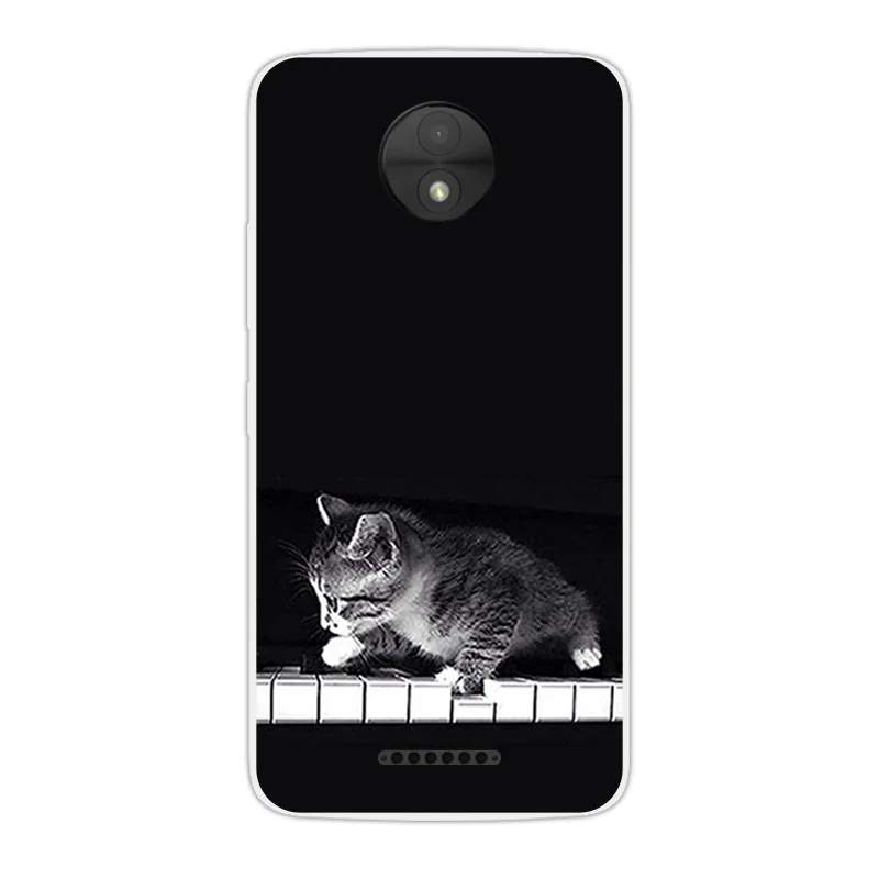 For Motorola Moto C Sunrise Case Cover 5.0inch TPU Transparent Silicone Phone Capa XT1750 XT1754 |