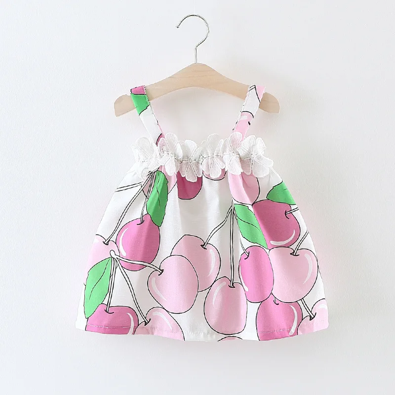 Платье для новорожденных лето 2018 модный дизайн одежда дня рождения 1 год высокое