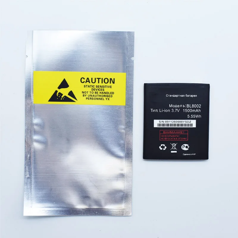 

Hekiy High Capacity BL8002 1500mAh 3.7V Replacement Cell phone Batteries For Fly IQ4490I BL 8002 Battery