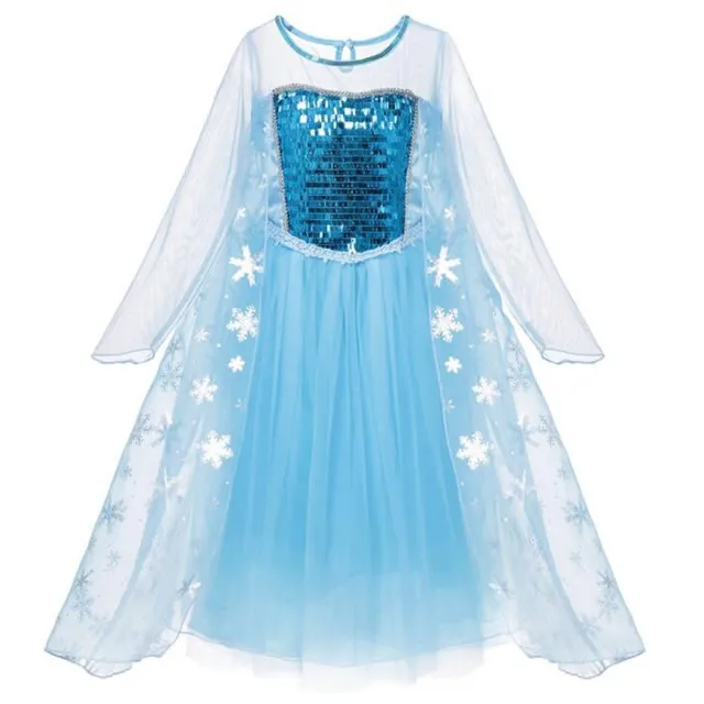 Elsa Dress 712 Эльза платье для девочек принцесса Анна коронация зеленый костюм День рождения сюрприз Необычные игры Эльза и Анна вдохновили платье - Цвет: Elsa Dress 712