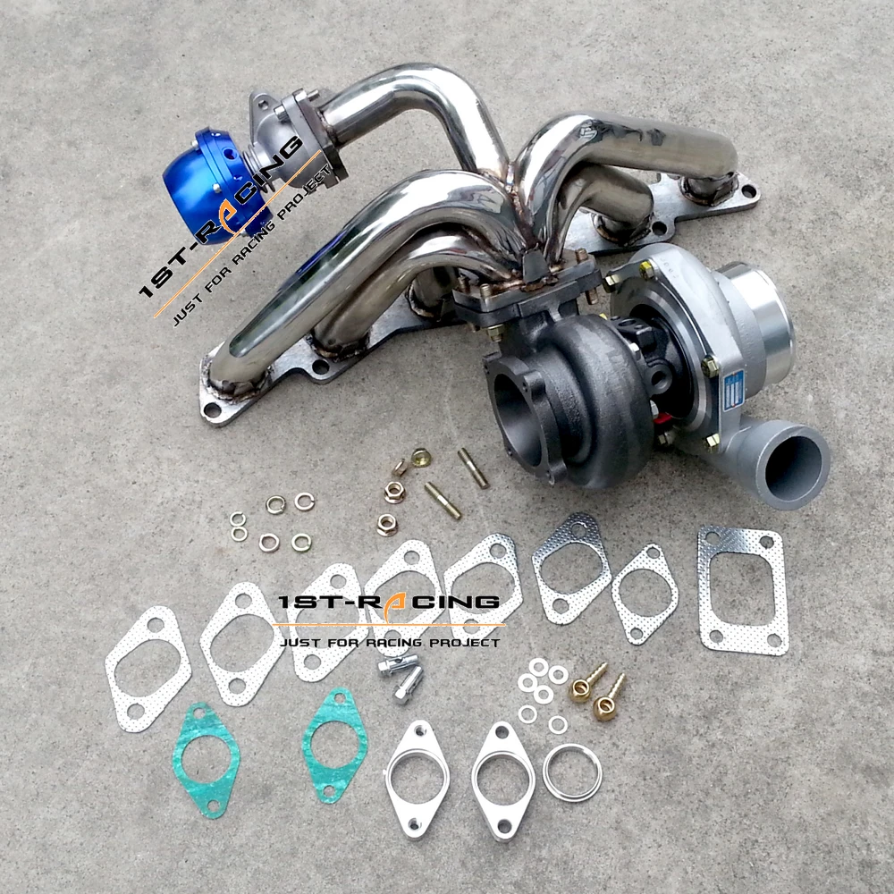 Для Nissan Skyline R32 R33 R34 RB25DET GT3582 Turbo + внешний отвод 38 мм выпускной коллектор из