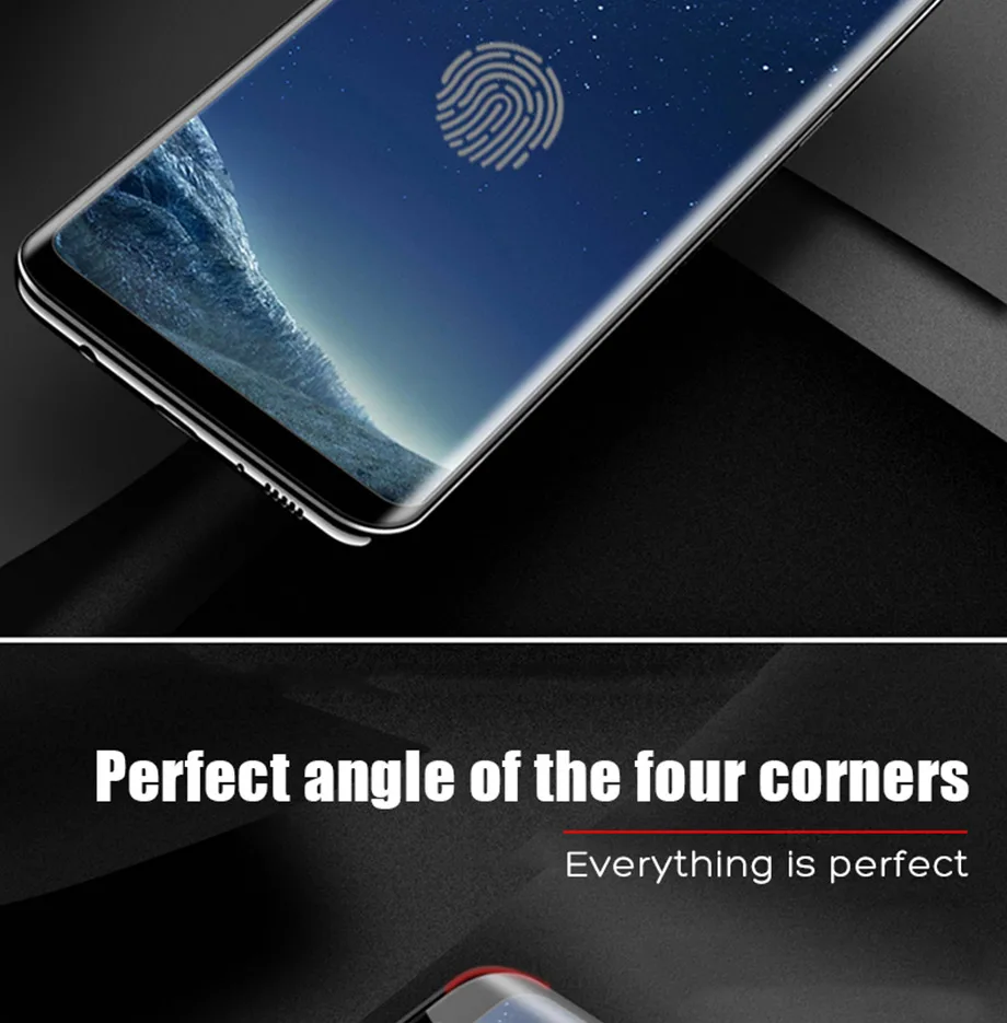9D полное покрытие из закаленного стекла для samsung Galaxy S8 S9 Plus Note 8 9 Защита экрана для samsung S7 S6 Edge стеклянная пленка