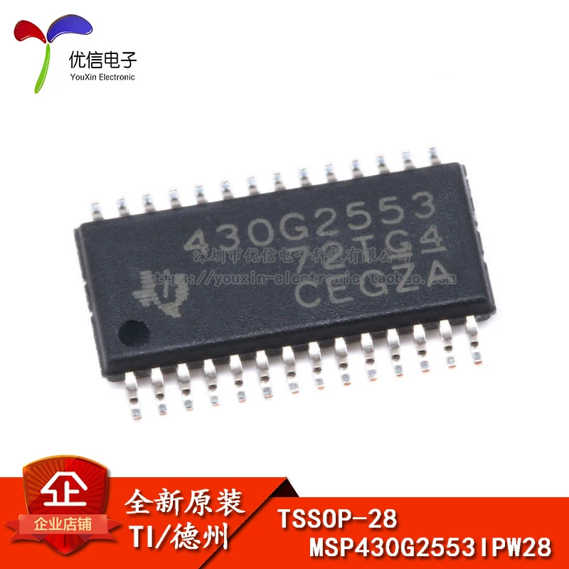 Бесплатная доставка MSP430G2553IPW28 TSSOP 28|Интегральные схемы| |