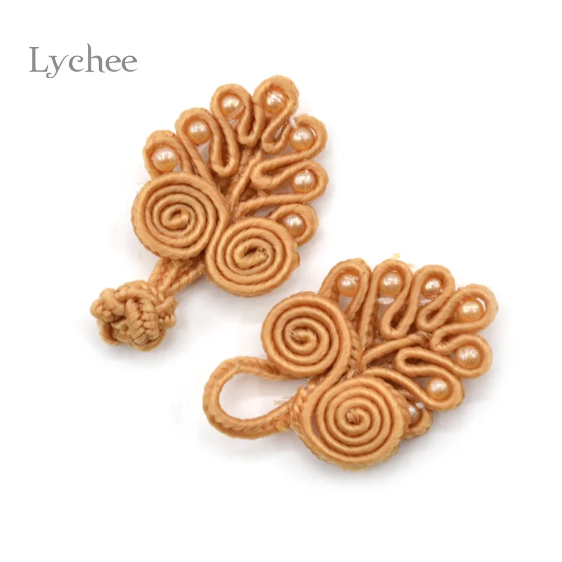 Lychee 3 пары традиционные китайские узелковые пуговицы винтажная ручная работа