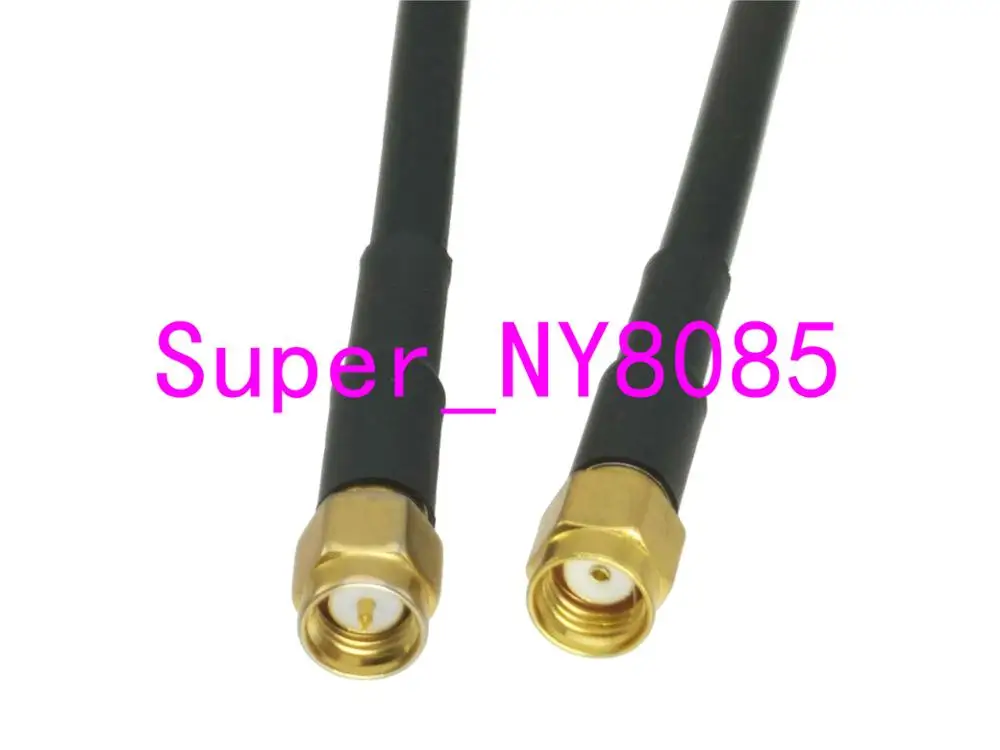 

RG58 Cable SMA Male Plug to RP-SMA Male Jack RF Coaxial Connector Straight 6inch~20M