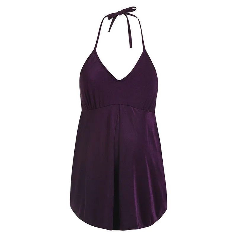 Купальник для беременных Одноцветный цельный пляжа женщин и мам S XXL|Комбинезоны|