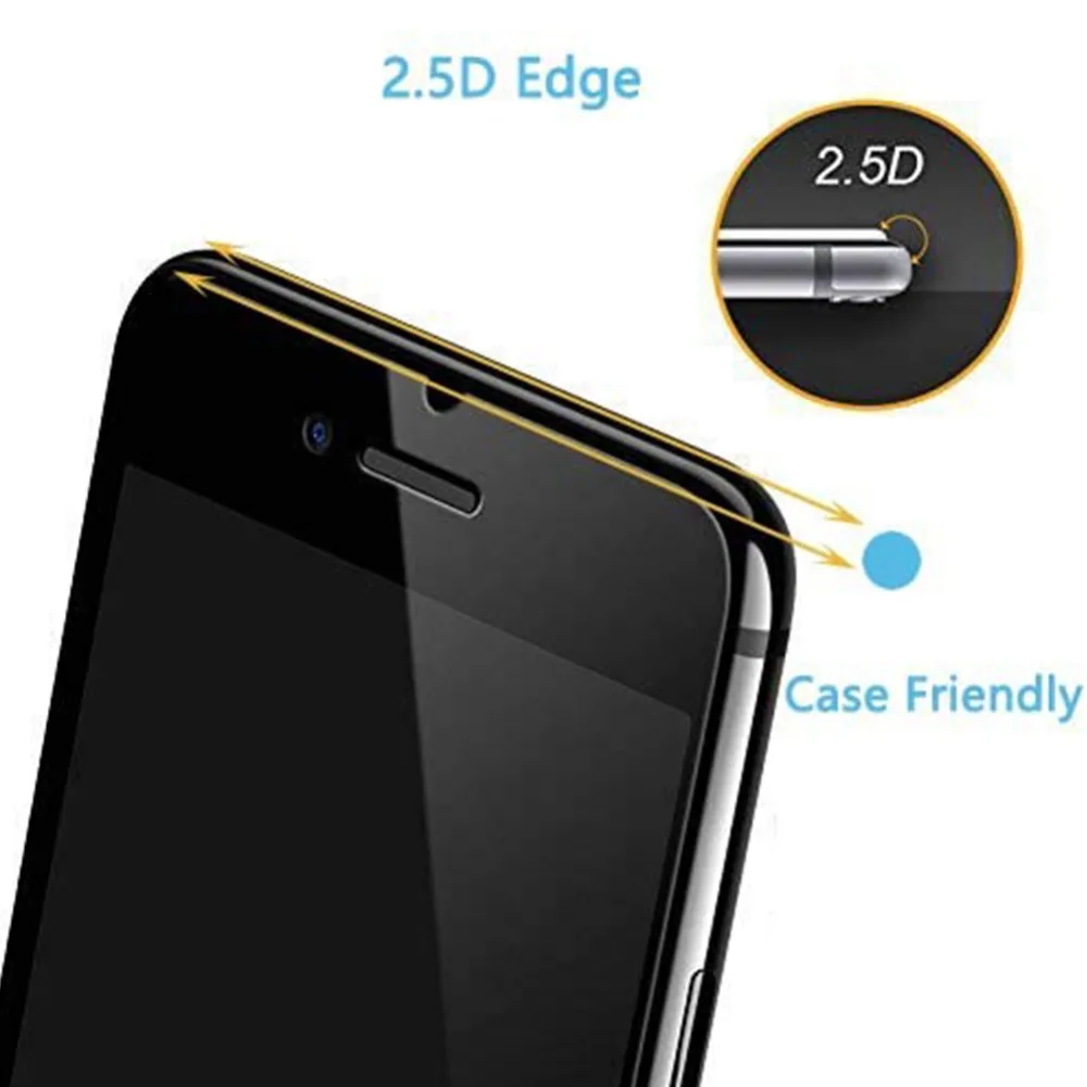 Защита для экрана из закаленного стекла iPhone 6/6 S/7/8 Plus защита защиты от шпионов