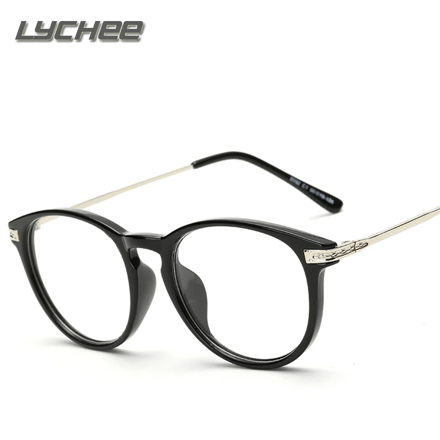 Личи новые высококачественные очки ретро кадр Круглый близорукие | Аксессуары