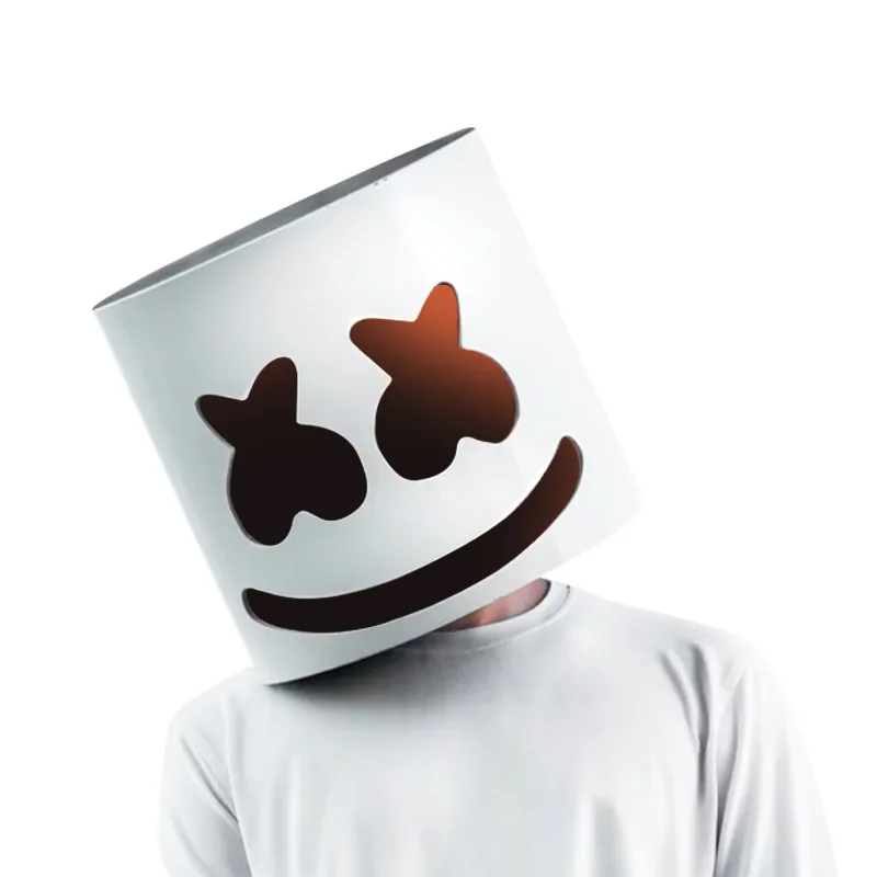 Marshmello капот набор шапки головные уборы сто 100DJ Зефир шлем маска музыкальный