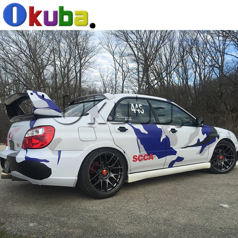 Синяя Джамбо камуфляжная пленка для автомобиля виниловая грузовиков пинг