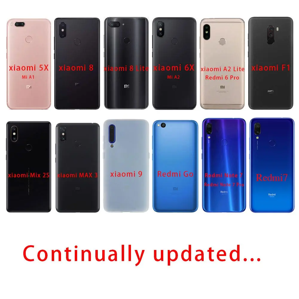 Мягкий силиконовый чехол для Xiaomi Mi 12 11 10 8 A3 A2 Cc9 Lite 9 11Pro 6x ультрачехол с