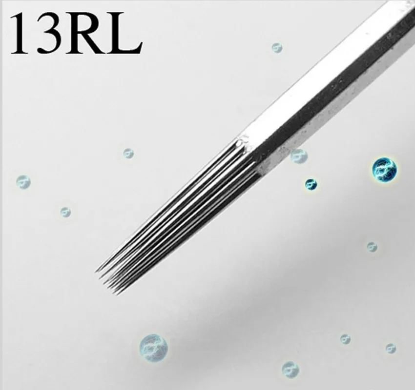 

Коробка из 50 одноразовых стерилизованных тату-игл 13RL (13 круглых вкладышей), оптовая продажа