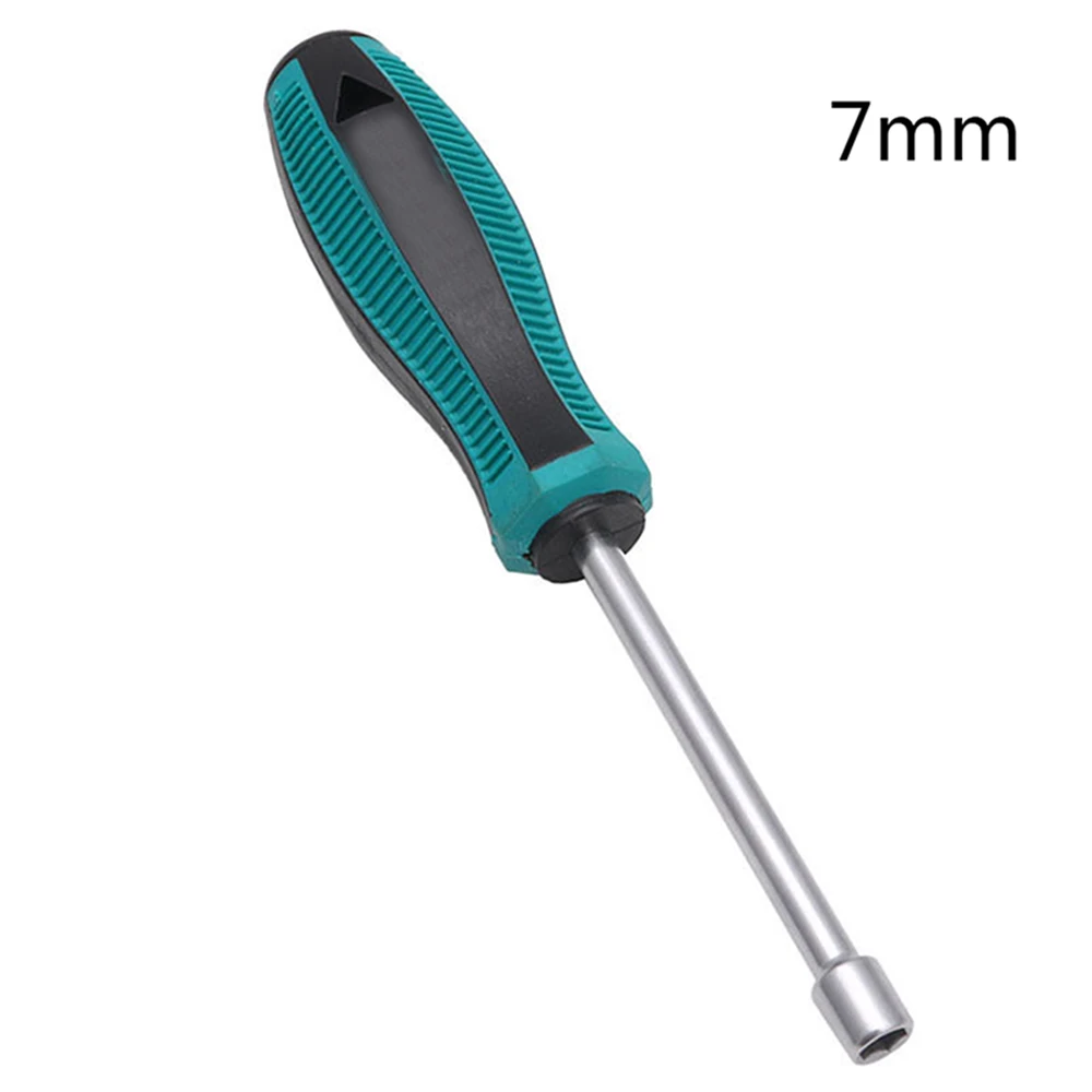 7.0mm Металлический торцевой ключ отвертка шестигранная гайка ключ Nutdriver ручной инструмент 3 мм-8 мм Отвертка - Цвет: 7.0mm