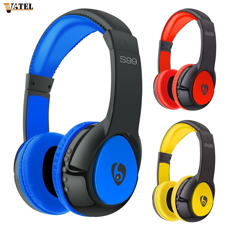 Новые S99 Привет-fi Bluetooth Гарнитуры Беспроводные Наушники Стерео гарнитура музыка