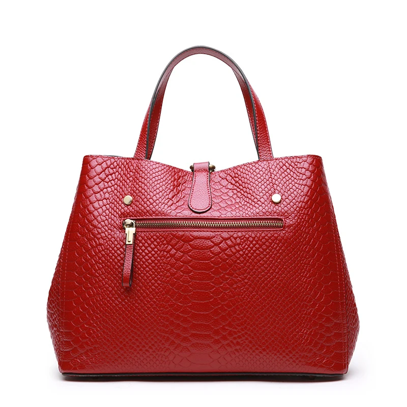 ESUFEIR женская сумка из натуральной кожи через плечо под змеиную кожу от известного