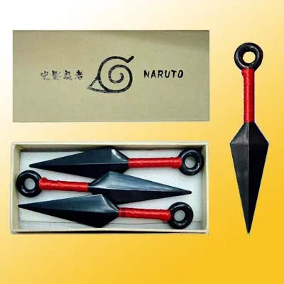 3 шт./лот фигурки ниндзя Наруто косплей 5 см ПВХ шурикен кунай японский набор