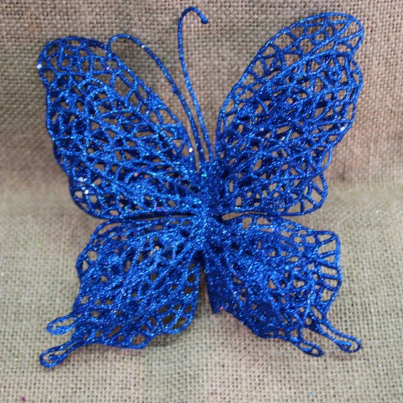 6 шт./компл. елочные украшения для дома бабочка Новогодние Свадебная вечеринка