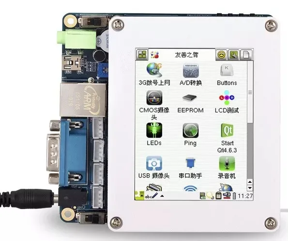 ARM9 Mini2451 макетная плата 128MB DDR2 256M FLASH S3C2451 + 3 5 дюймовый TFT LCD резистивный сенсорный