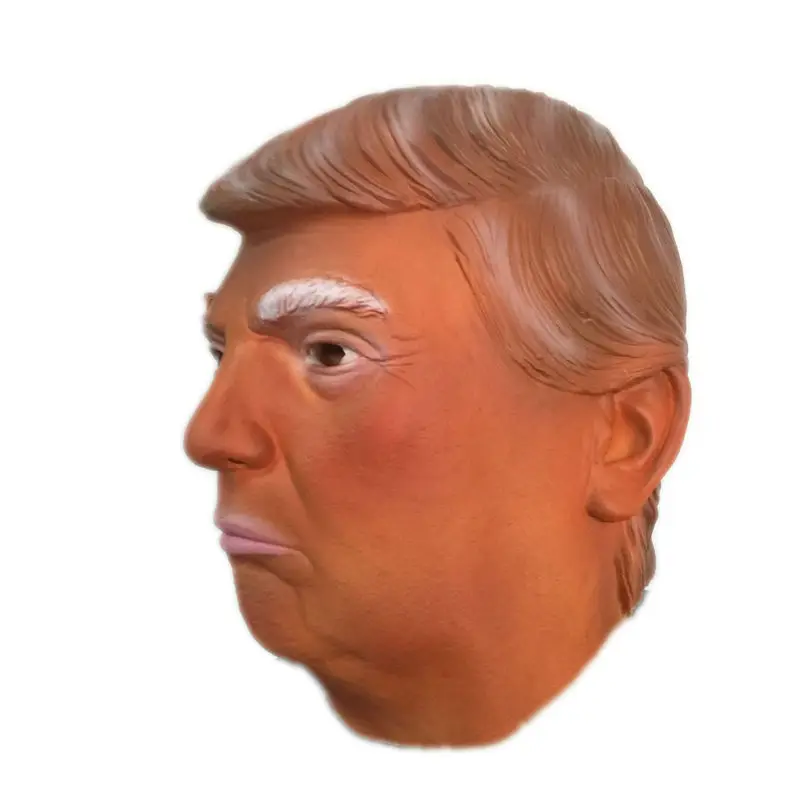 Костюм Дональда Трампа латексная маска на все лицо президентские