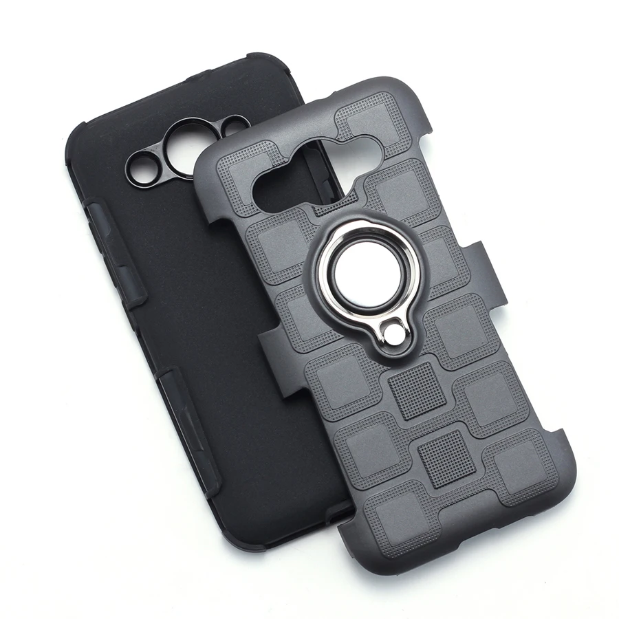 Cover For Huawei Y5 Lite 2017 Silicone Shockproof Phone Case Y3 Luxury Armor Back Ring Stand Hard |