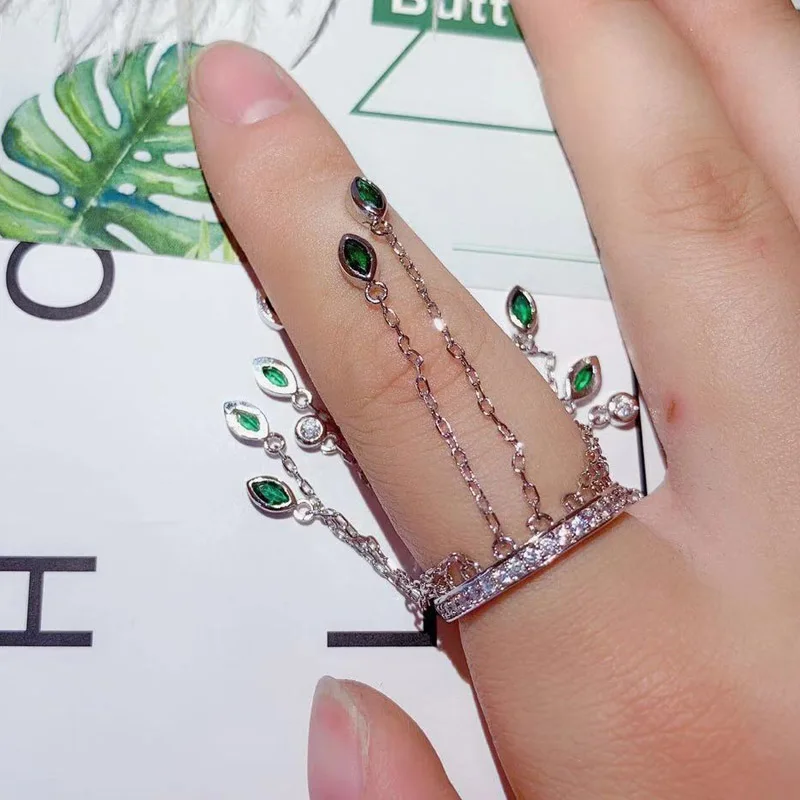 Be 8 Luxury Party Tassel Rings for Women Inlay AAA Cubic Zirconia Stone Ring Fashion Bague Bridal Wedding Gifts R152 | Украшения и
