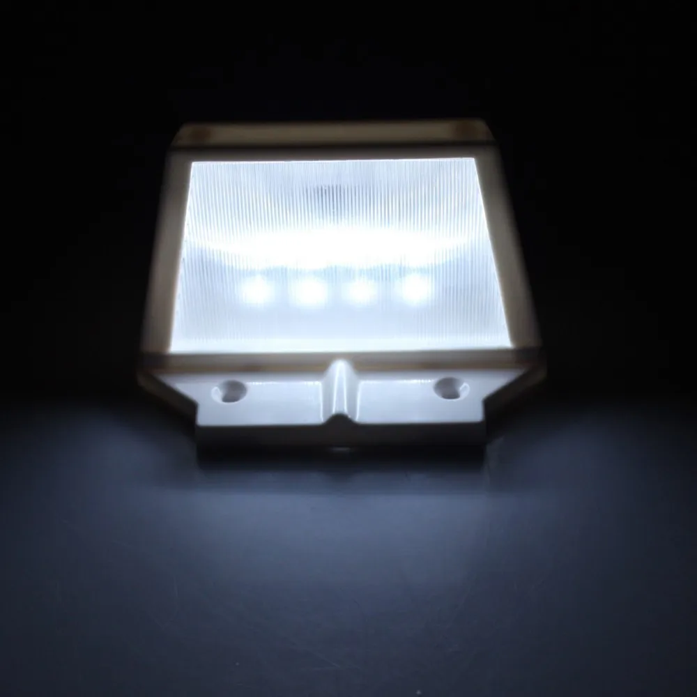 4 светодиода яркий уличный садовый светильник на солнечной энергии с контролем