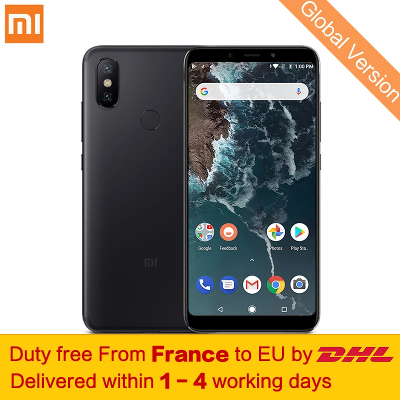Свободный налог! Глобальная версия Xiaomi Mi A2 4 Гб 64 мобильный телефон Snapdragon 660 Octa Core