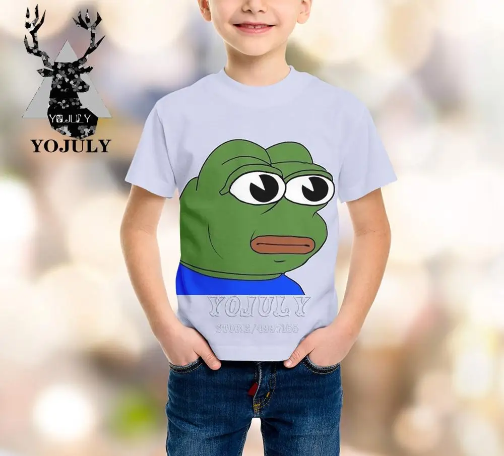 YOJULY грустная лягушка сетка красные животные Харадзюку для маленьких мальчиков