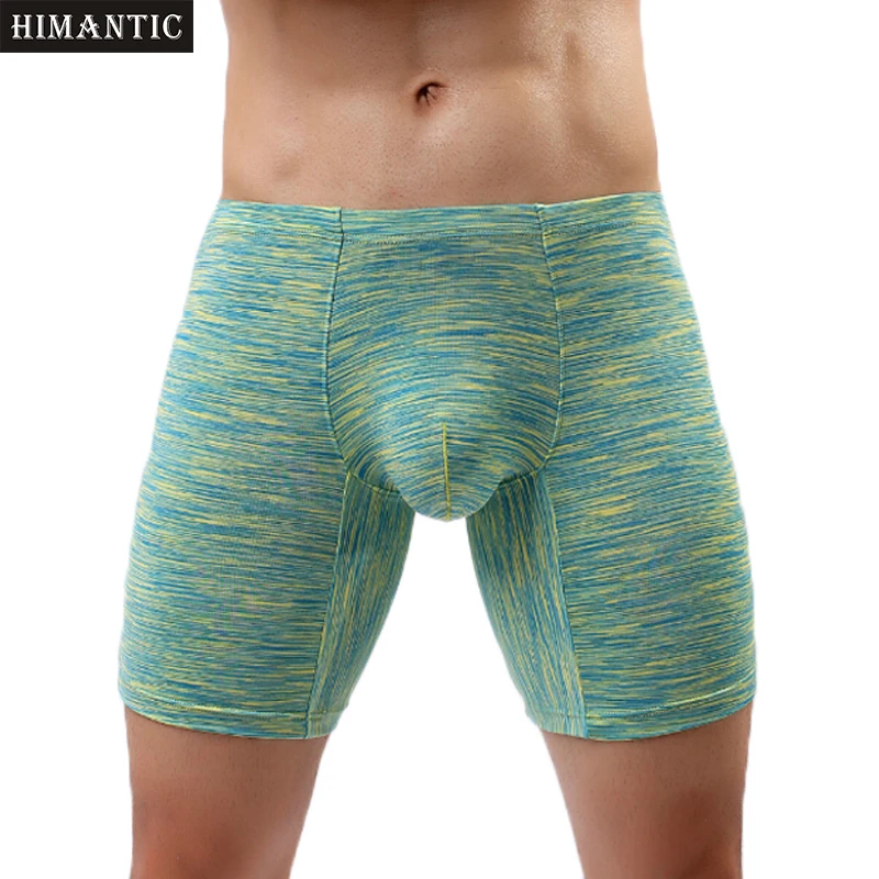 

Shorts Men Long Underwear New Brand Fashion Camouflage Boxershorts Man Loose U Convex Design Sexy Sportswear Short Underpants