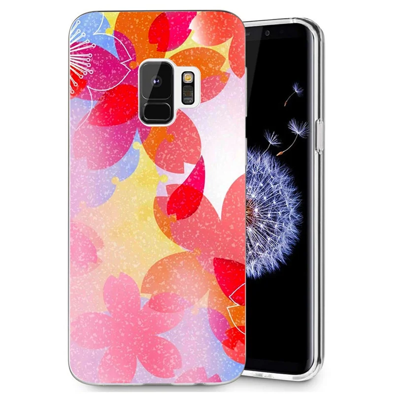 Чехол для телефона с вишневым цветком Samsung Galaxy S9 S9Plus S8 Plus S7 edge Note8 сумка Красивая