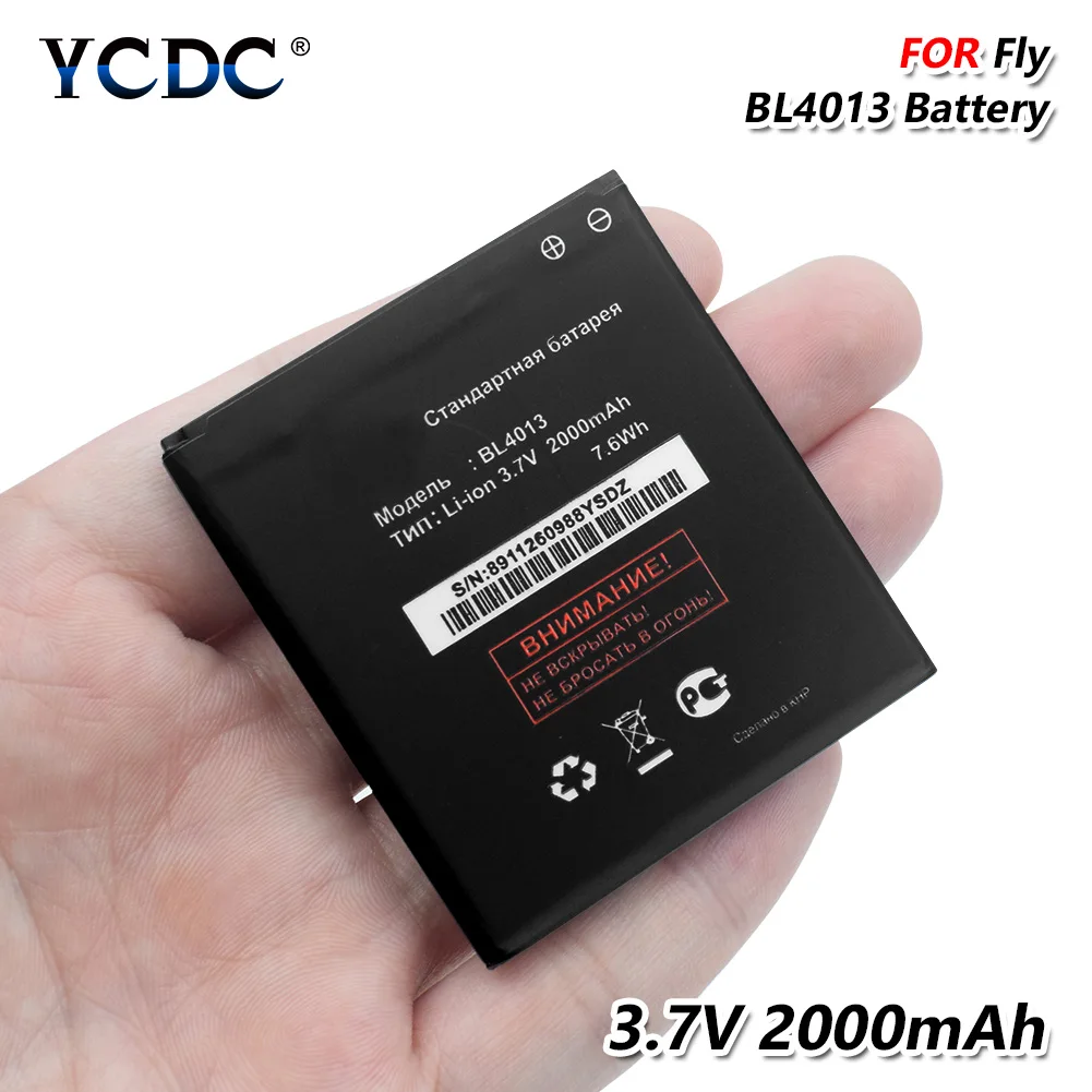 2019 оригинал YCDC высокая производительность 3 7 в Φ 2000 мАч для FLY IQ441 IQ 441