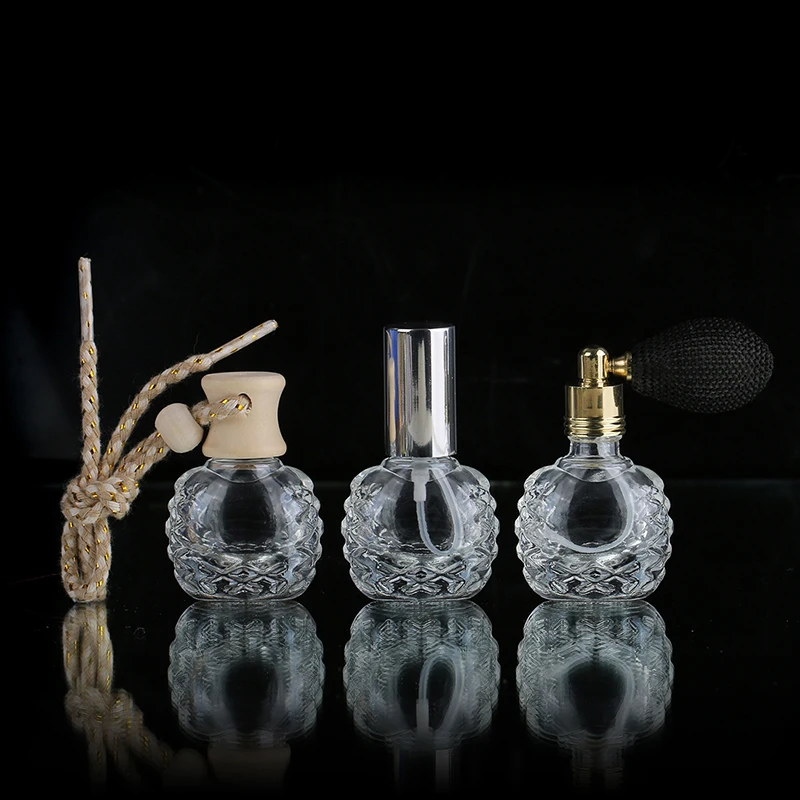 3 шт./лот 7 мл алмазные Женские флаконы для духов автомобильные Висячие