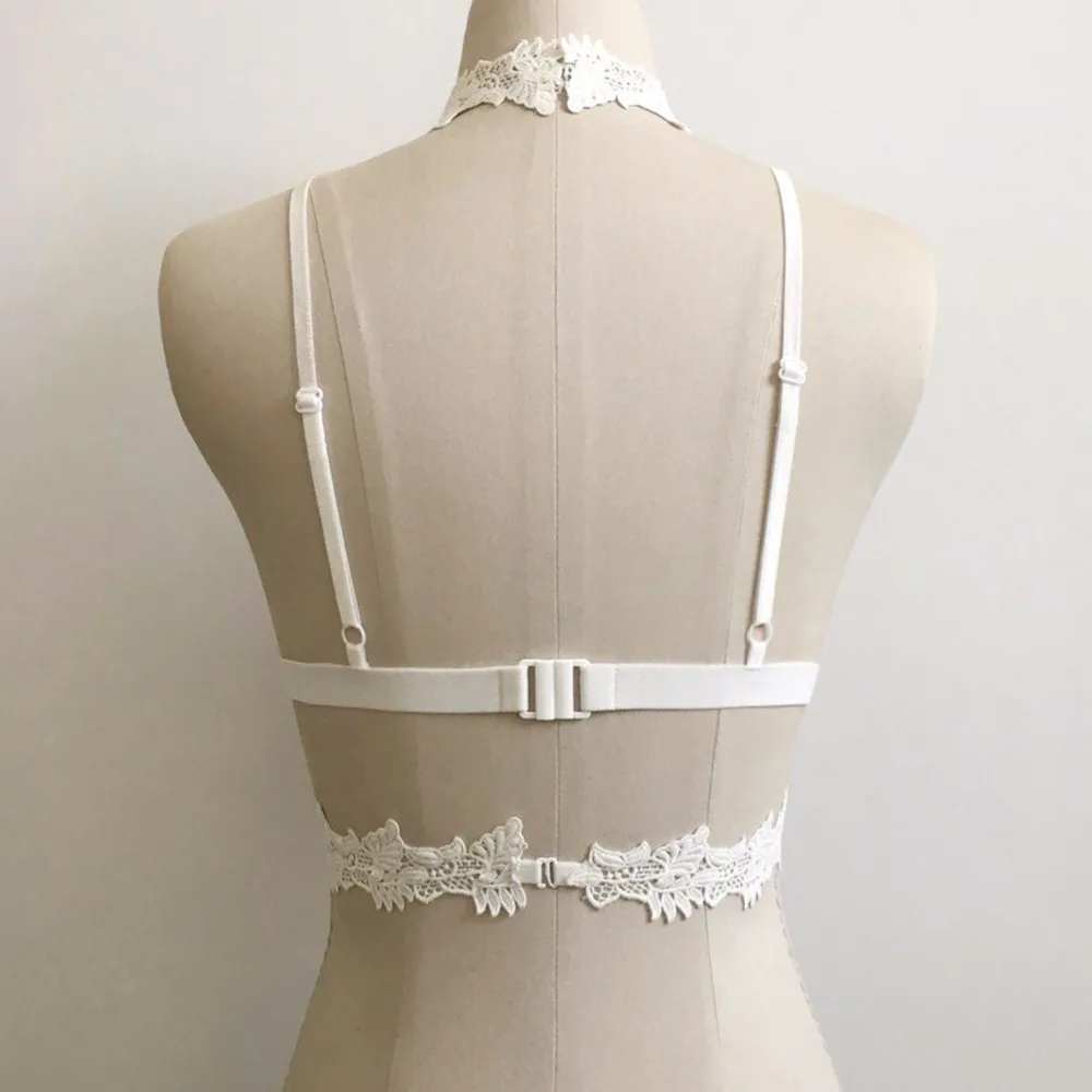 Новинка женский сексуальный кружевной прозрачный бюстгальтер без косточек