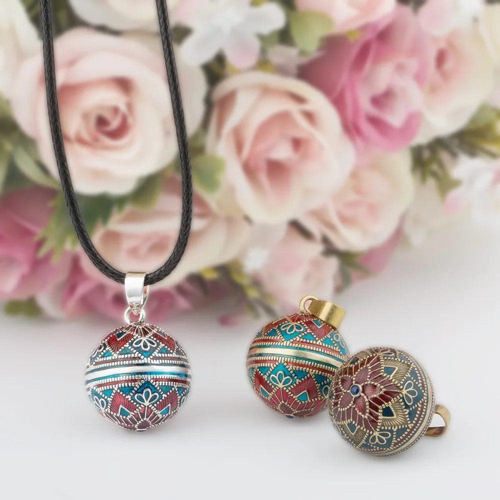 Женская винтажная подвеска колокол EUDORA Harmony Ball цепочка 45 дюймов в 3 стилях