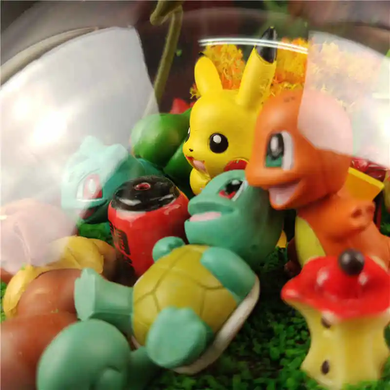Аниме Pokeball XY фигурки Пикачу Монстр Bulbasaur ручной работы DIY фигурки модель игрушки Brinquedos коллекция Рождественская модель игрушки