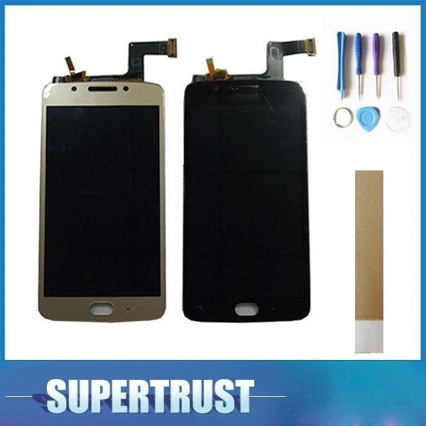 5&quotFor Motorola Moto G5 XT1672 XT1670 LCD Display+Touch Screen Digitizer Assembly Black Gold White Color | Мобильные телефоны и