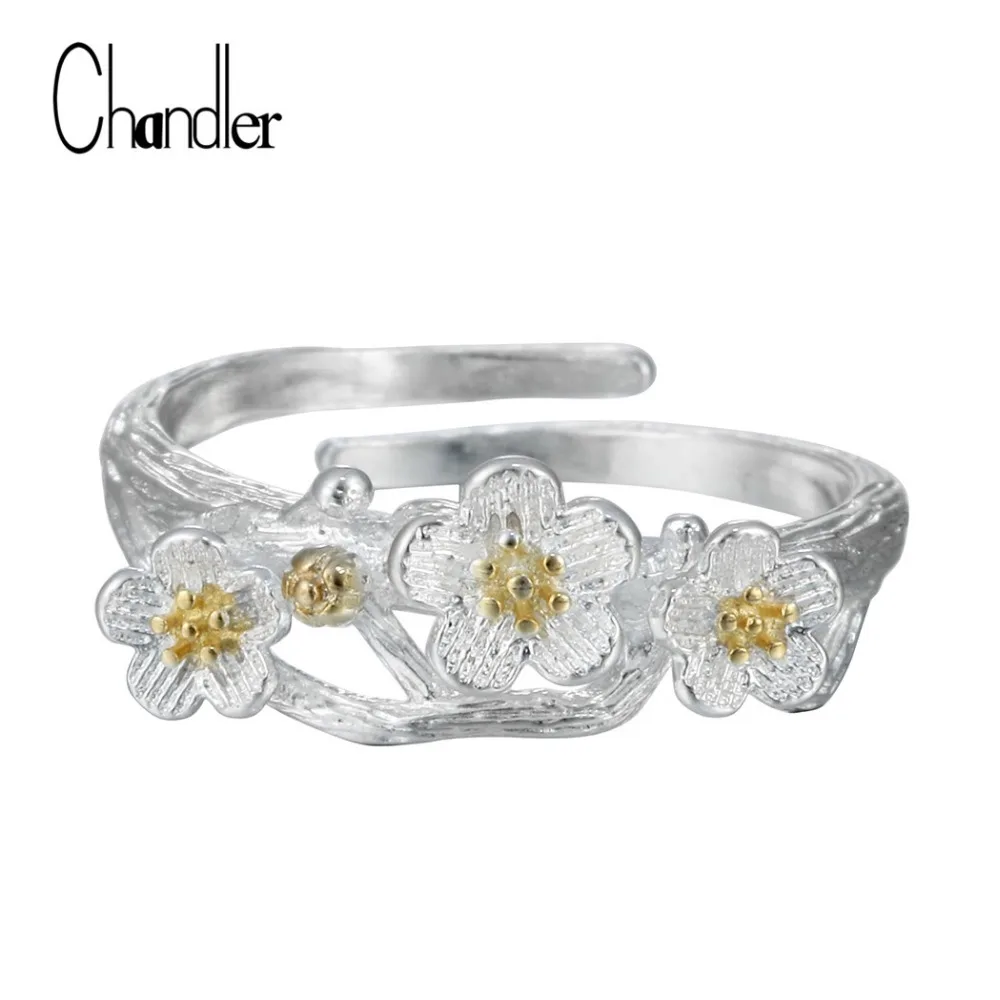 Кольцо женское матовое с золотистыми тычинками свободного размера|rings for women|ring