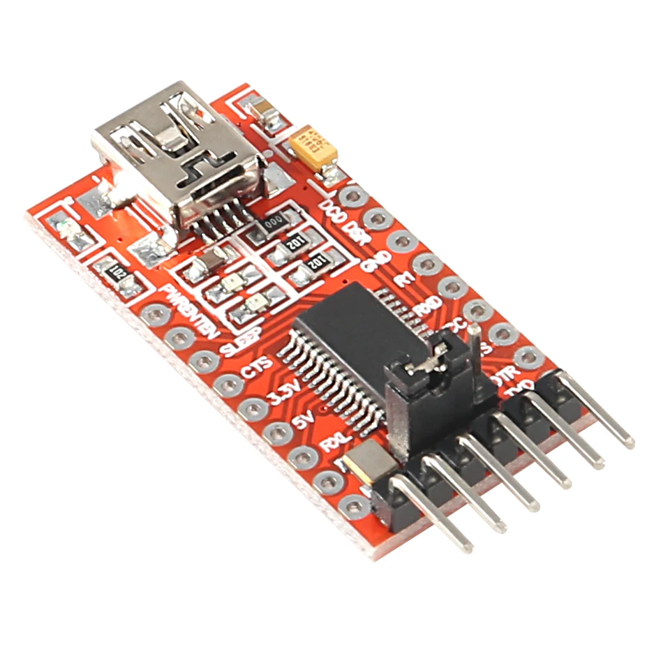 Последовательный модуль адаптера FT232RL FTDI USB 3 В 5 в TTL для мини-порта Arduino хорошего