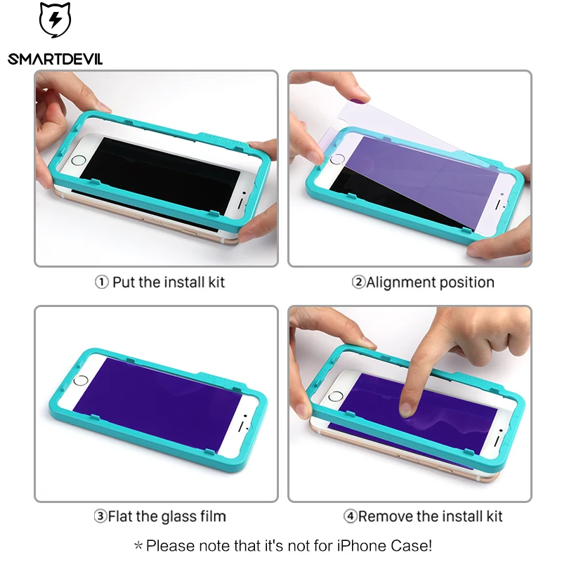 Защита экрана от синего света SmartDevil для iphone 6 6s 7 8 Plus закаленное стекло 2.5D 9H