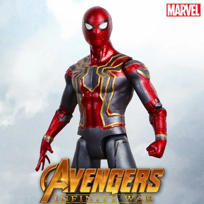 Новые горячие игрушки Marvel Мстители бесконечный War3 Человек паук ПВХ Фигурки цифры