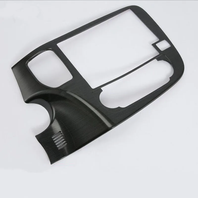 

For Mitsubishi Outlander 2017 1PC ABS Chrome Car Navigation Control Panel Outlet Decorative Cover Trim Car Styling Accessories