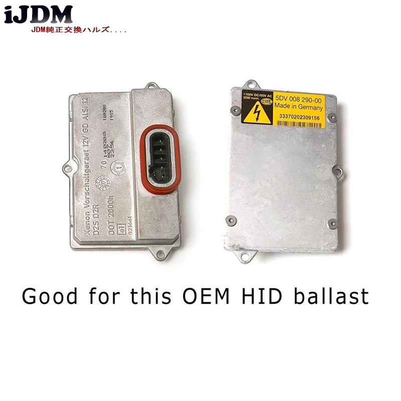 IJDM шнур питания Адаптеры для Hella 5DV 008 290 00 фар HID блок воспламенитель балласт OEM