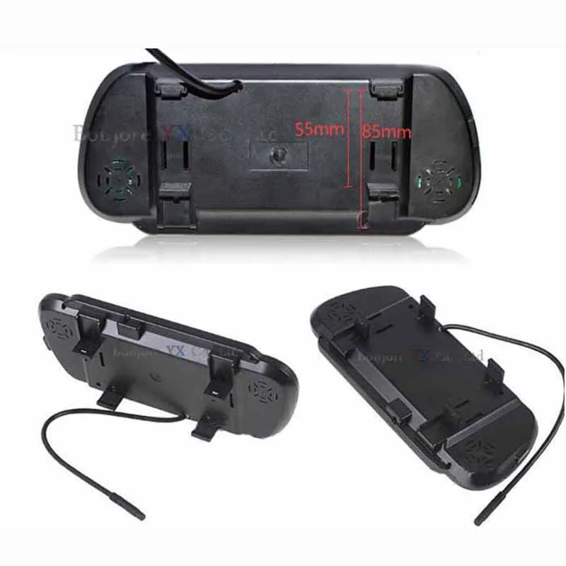 7 дюймовый ЖК TFT Автомобильный зеркальный монитор 1024*800 Bluetooth MP5 плеер с USB SD слотом