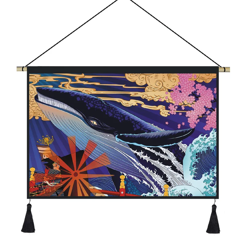 

Poster Canvas Painting Wall Art Hanging Cloth Tapestry Cloth Painting Room Background Home Decoration Decorative Fabric Painting