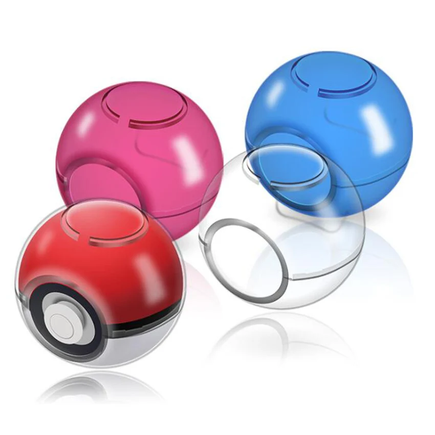 Прозрачный чехол-накладка с кристаллами для Nintendo Switch NS Poke Ball Plus | Электроника