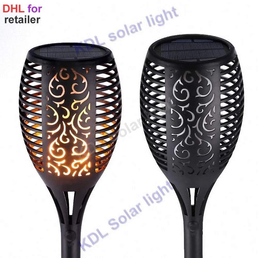 4pcs/lot Solar 96LEDs Dancing flame Torch Lights radar 3 working mode LED Flame flameing t landscape garden camps flam | Лампы и