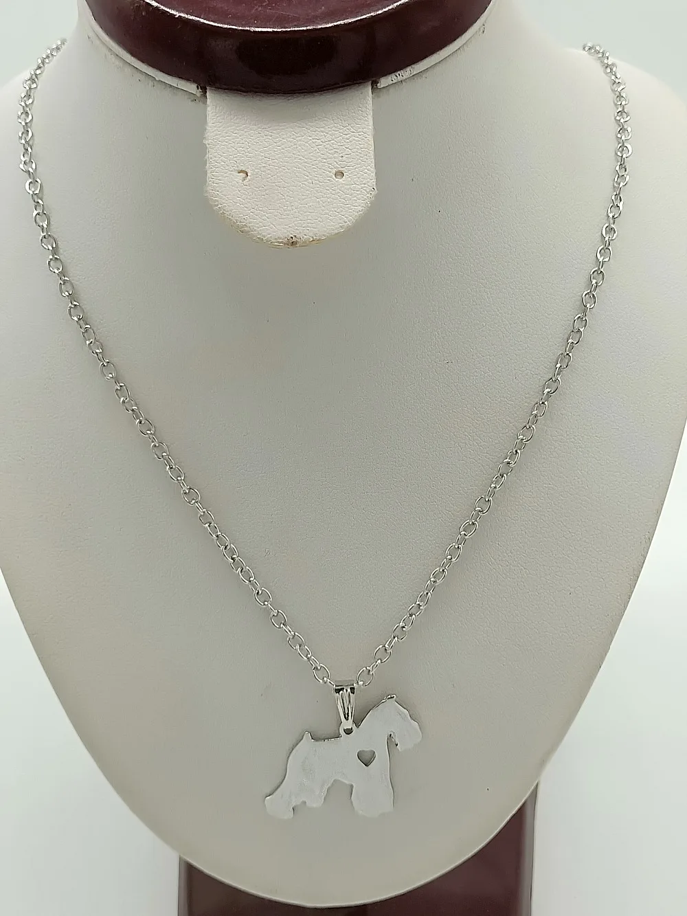 Femme Bijoux Шнауцер Цепочки и ожерелья животных Собака подвеска Pet шарма ювелирных