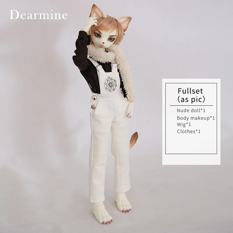Fullset as a pic OUNEEIFS Oskar Creature Claw Dearmine 1/4 bjd sd полимерные фигурки модель тела человек куклы глаза высокое качество игрушки кошка макияж - Цвет: Fullset as a pic