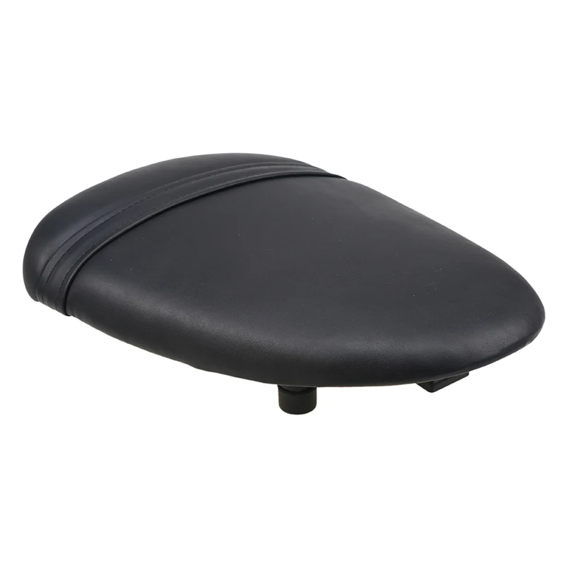 Черные мотоциклетные Ретро сиденья для соло из искусственной кожи подкладки
